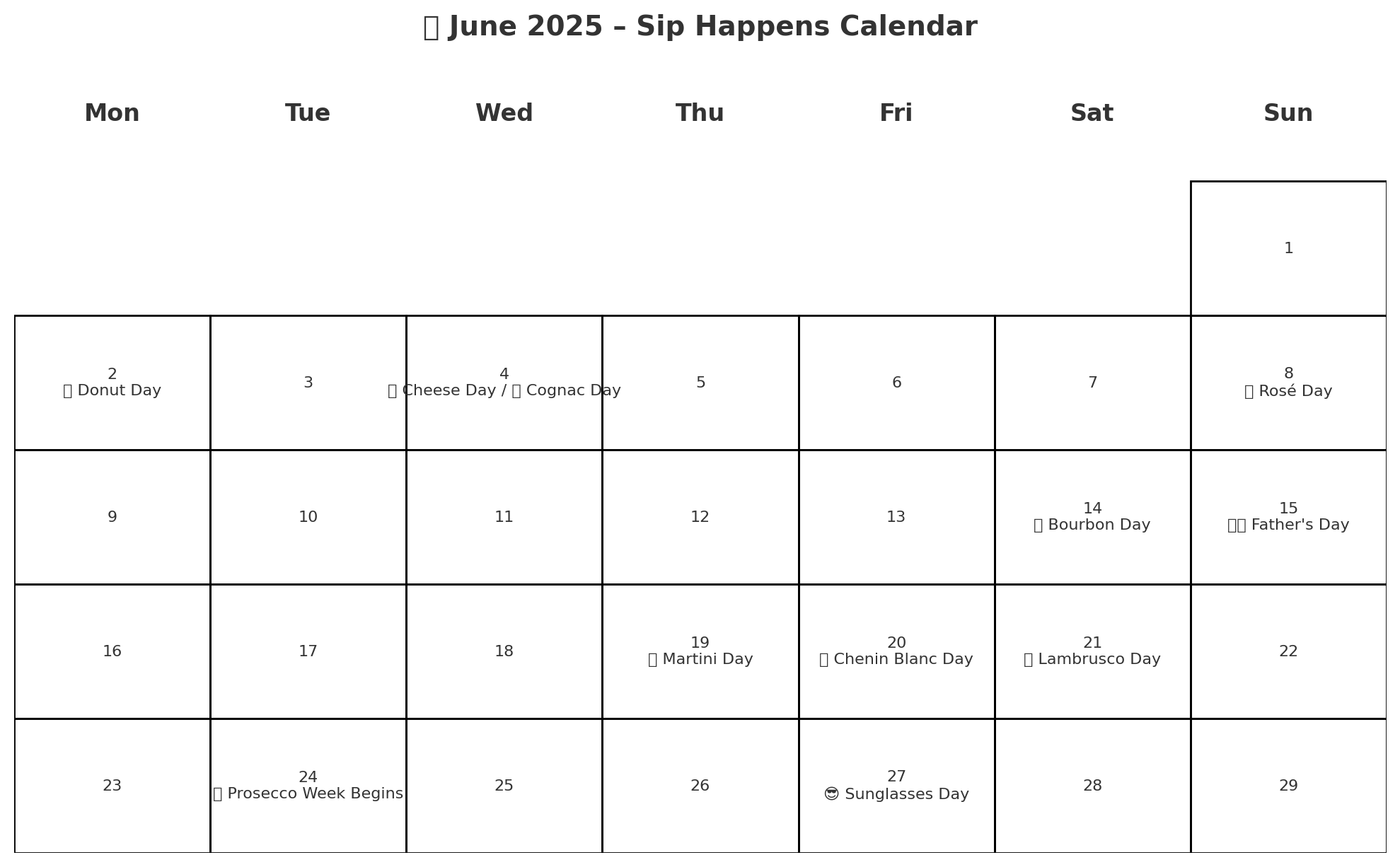 Sip Happens – Your Guide to June’s Bizarre (and Boozy) Holidays